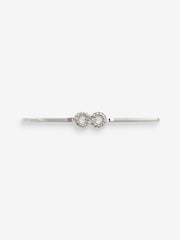 Silver Skinny Stretch Chain Belt - Image 2 of 3