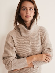 Phase Eight Natural Fillipa Tunic Dress - Image 4 of 6