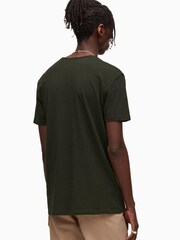 AllSaints Brown 100% Cotton Figure Short Sleeve T-Shirt - Image 2 of 5