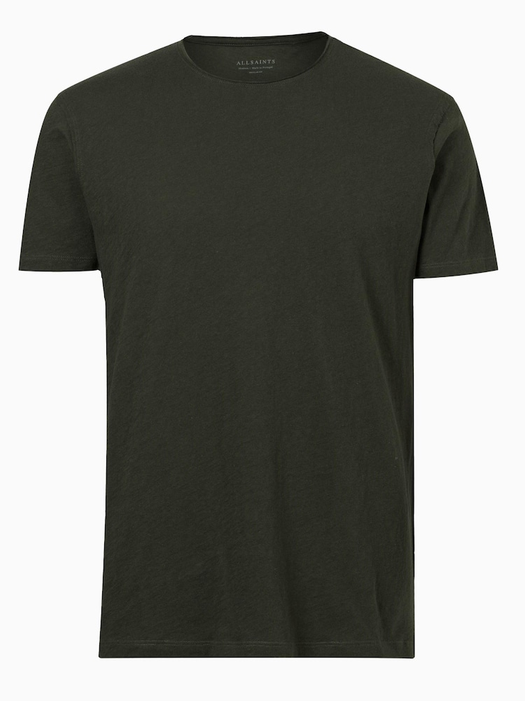 AllSaints Brown 100% Cotton Figure Short Sleeve T-Shirt - Image 5 of 5 AllSaints Brown 100% Cotton Figure Short Sleeve T-Shirt - Image 5 of 5