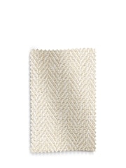 Contemporary Tweed Linen Bronx Wood Effect Abel Arm Dining Chair - Image 8 of 9