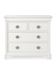Bentley Designs White Chantilly 2 Drawer Chest - Image 5 of 6