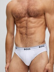 أبيض - حزمة من 3 ملابس داخلية تشكيلة Power من BOSS - صورة 5 من 7