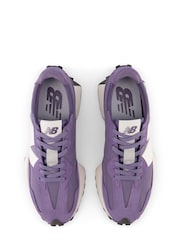 New Balance Purple 327 Trainers - Image 7 of 9