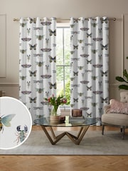 Voyage Natural Linen Fray Made to Measure Curtains - Image 1 of 9