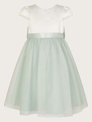 Monsoon Green Tulle Flower Girl Dress - Image 1 of 3