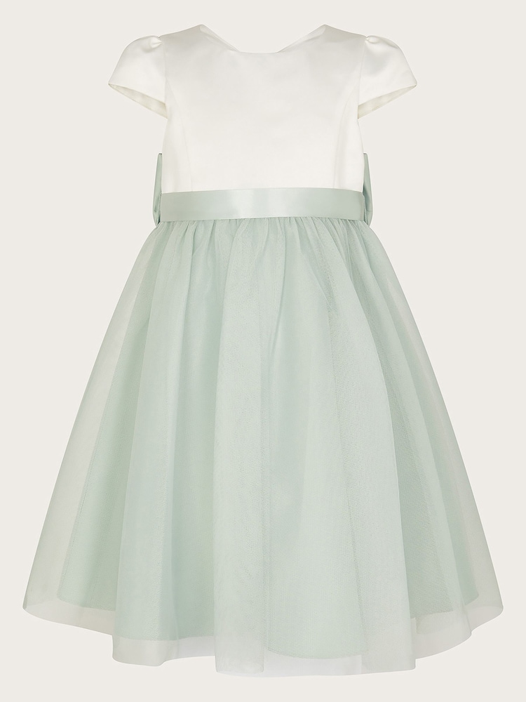 Monsoon Green Tulle Flower Girl Dress - Image 1 of 3