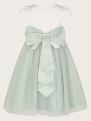 Monsoon Green Tulle Flower Girl Dress - Image 2 of 3