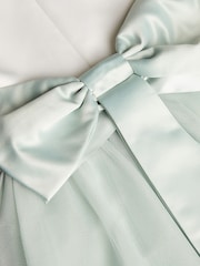 Monsoon Green Tulle Flower Girl Dress - Image 3 of 3