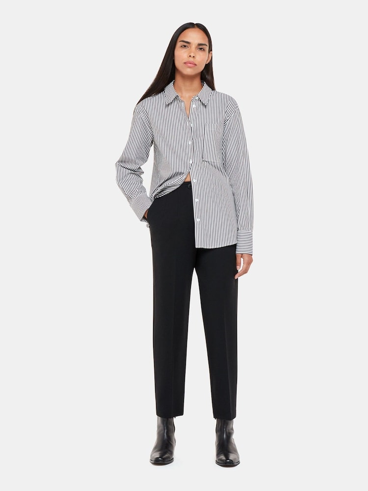 Whistles Black Ponte Lila Trousers - Image 2 of 6