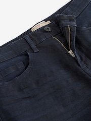 Dark Inky Blue Slim Stretch Denim Shorts - Image 3 of 6