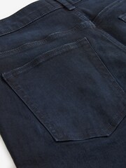 Dark Inky Blue Slim Stretch Denim Shorts - Image 5 of 6