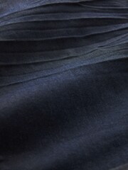 Dark Inky Blue Slim Stretch Denim Shorts - Image 6 of 6