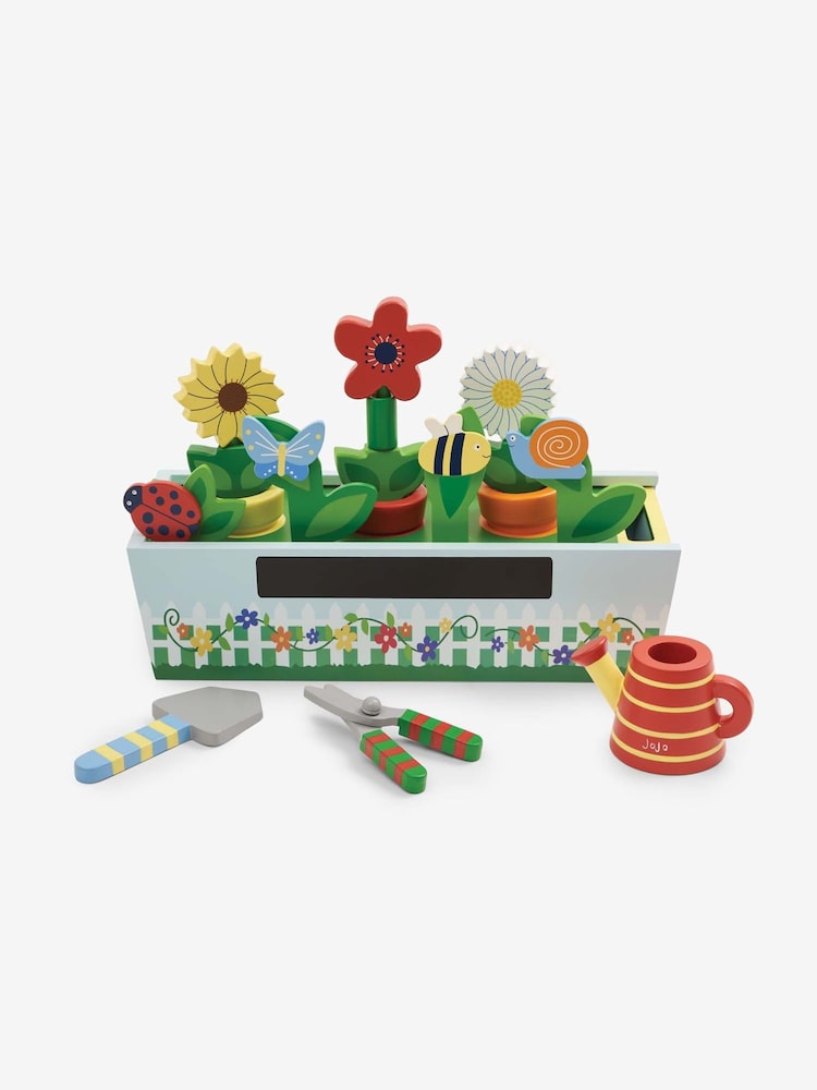 JoJo Maman Bébé Stacking Flower Garden Set - Image 1 of 7