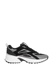 Calvin Klein Black Knit Mesh Runner Trainers - Image 1 of 6