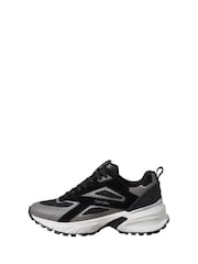 Calvin Klein Black Knit Mesh Runner Trainers - Image 2 of 6