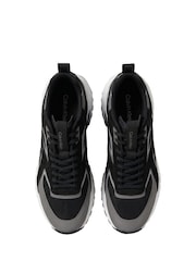 Calvin Klein Black Knit Mesh Runner Trainers - Image 5 of 6