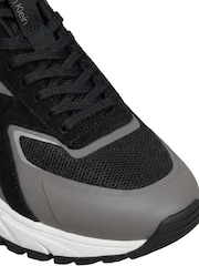 Calvin Klein Black Knit Mesh Runner Trainers - Image 6 of 6