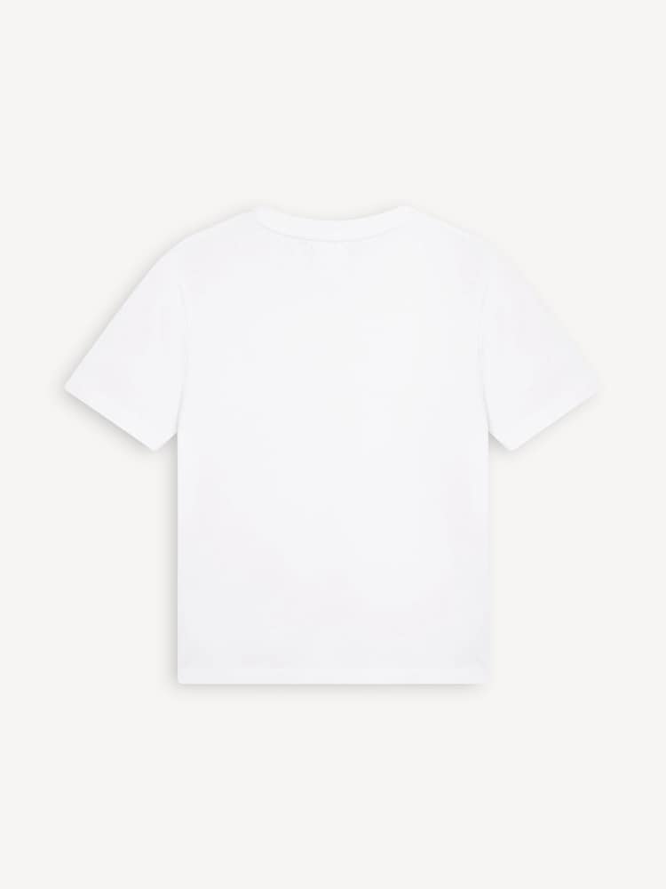 BOSS White Logo Short Sleeved T-Shirt - Image 2 of 3 BOSS White Logo Short Sleeved T-Shirt - Image 2 of 3