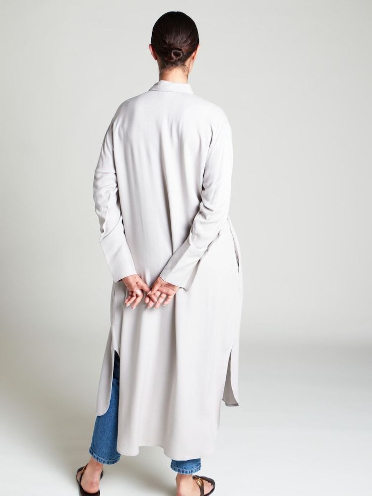 Aab Grey Shirt Dress - Image 2 of 4