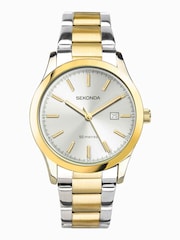 Sekonda Ladies Silver Tone Taylor Two Tone Stainless Steel Bracelet Watch - Image 1 of 5