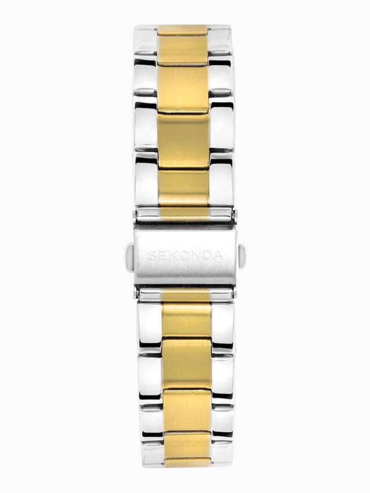 Sekonda Ladies Silver Tone Taylor Two Tone Stainless Steel Bracelet Watch - Image 2 of 5
