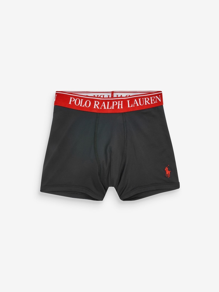 Schwarz - Polo Ralph Lauren Jungen Boxershorts aus Baumwollstretch, 3er Pack - Bild 2 von 3