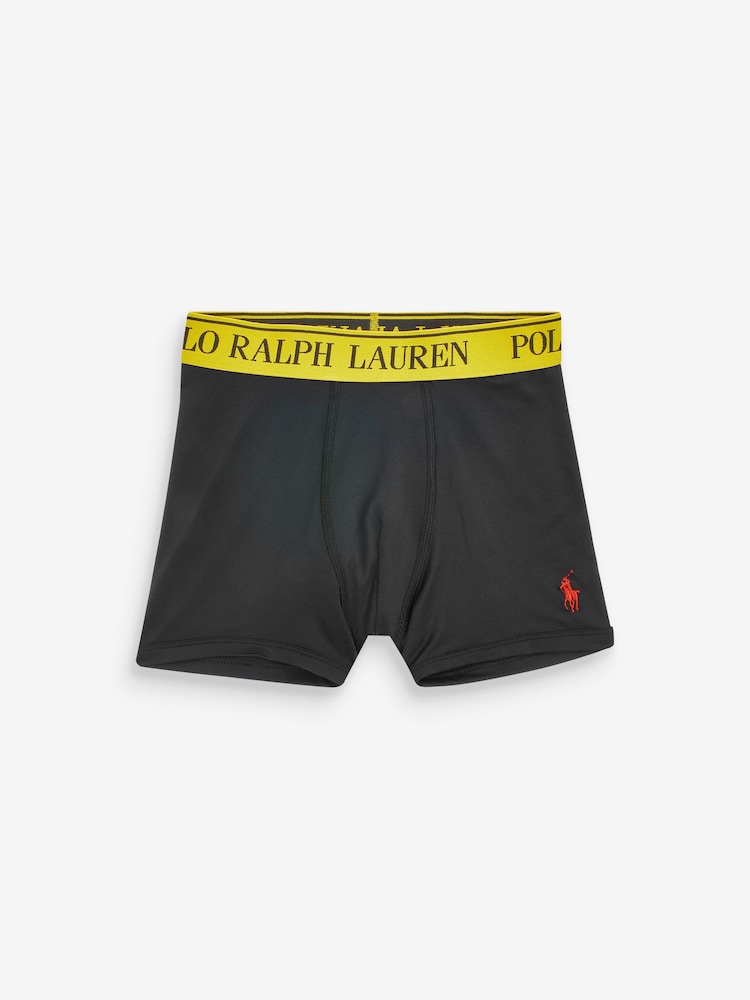 Schwarz - Polo Ralph Lauren Jungen Boxershorts aus Baumwollstretch, 3er Pack - Bild 3 von 3