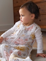 aden + anais Pink 1 TOG Organic Cotton Muslin Earthly Sleeping Bag - Image 1 of 6