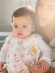 aden + anais Pink 1 TOG Organic Cotton Muslin Earthly Sleeping Bag - Image 2 of 6