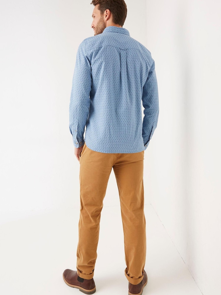 FatFace Blue Dot Print Shirt - Image 2 of 3 FatFace Blue Dot Print Shirt - Image 2 of 3