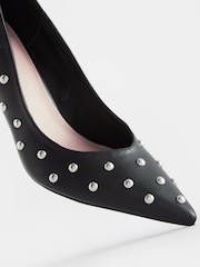 Black Forever Comfort® Studded Court Shoes - Image 9 of 10