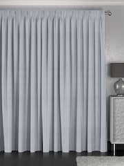 Navy Blue Franklin Made To Measure 100% Cotton Curtains - Image 2 of 9