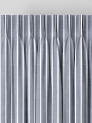 Navy Blue Franklin Made To Measure 100% Cotton Curtains - Image 5 of 9