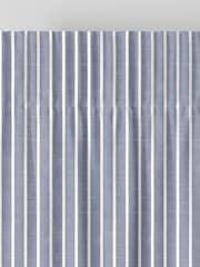 Navy Blue Franklin Made To Measure 100% Cotton Curtains - Image 6 of 9