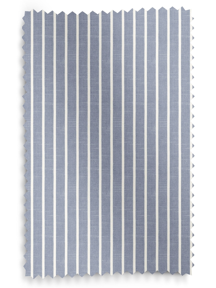 Navy Blue Franklin Made To Measure 100% Cotton Curtains - Image 9 of 9