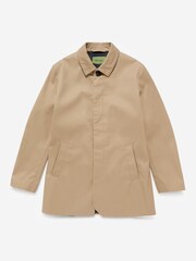 Oliver Sweeney Trescowe 100% Cotton Water Repellent Brown Trench Coat Jacket - Image 11 of 11