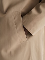Oliver Sweeney Trescowe 100% Cotton Water Repellent Brown Trench Coat Jacket - Image 5 of 11