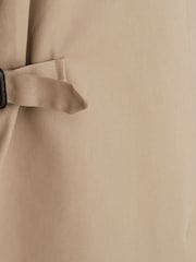 Oliver Sweeney Trescowe 100% Cotton Water Repellent Brown Trench Coat Jacket - Image 9 of 11