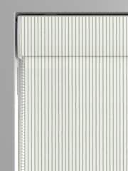 Laura Ashley Green Candy Stripe Made To Measure Roman Blinds - Image 3 of 6