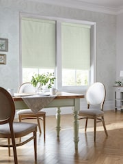 Laura Ashley Green Candy Stripe Made To Measure Roman Blinds - Image 5 of 6