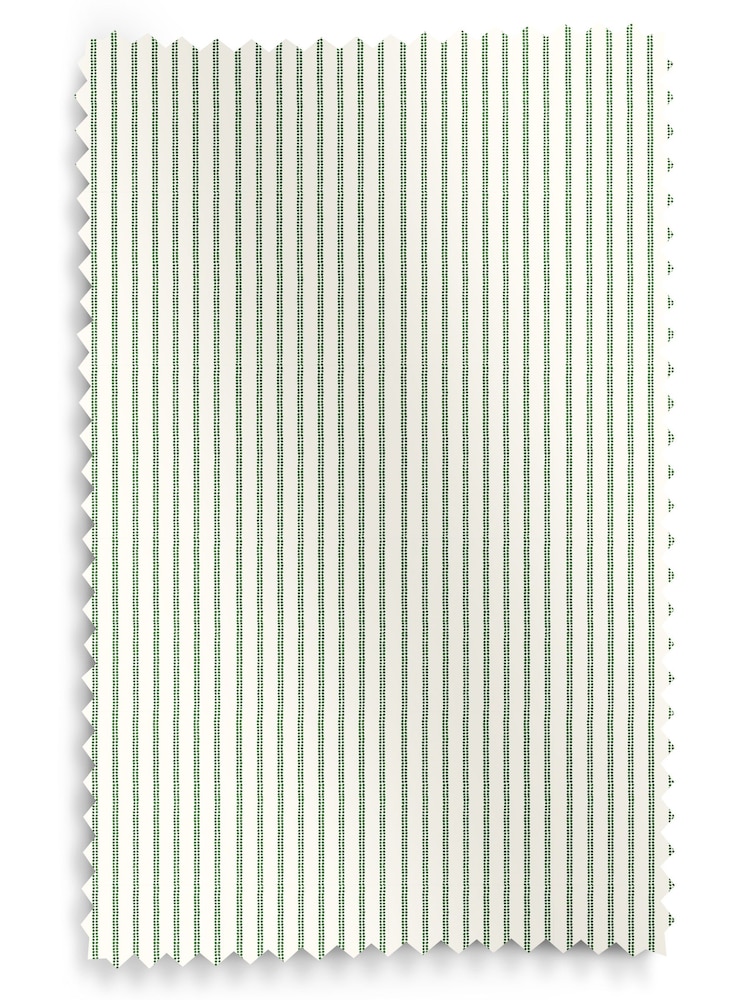 Laura Ashley Green Candy Stripe Made To Measure Roman Blinds - Image 6 of 6