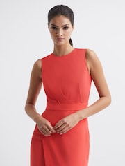 Reiss Coral Layla Sleeveless Bodycon Dress - Image 3 of 5