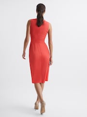 Reiss Coral Layla Sleeveless Bodycon Dress - Image 5 of 5