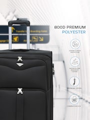 Flight Knight Large Softcase Lightweight Check In Suitcase With 4 Wheels - Image 4 of 7