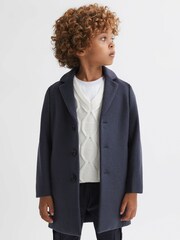 Pardessus Epsom à simple boutonnage Reiss Gable - Image 1 of 6