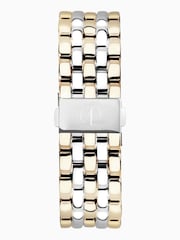 Accurist Rectangle Womens Gold Plated Two Tone Stainless Steel Bracelet Analogue Watch - Image 5 of 7