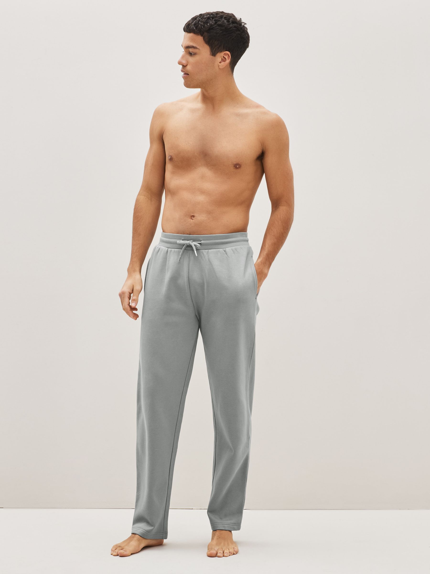 パンツ Dhal Karsey Over All / Gray Cumpără Gri deschis - Pantaloni sport groși cu croială clasică și