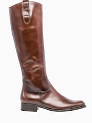 Gabor Brook Slim Calf Fit Leather Long Boots - Image 3 of 5