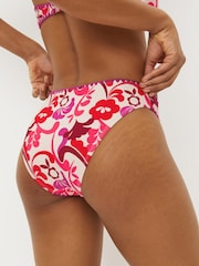 Pink - Bikinihöschen mit Blumenprint - Bild 2 von 4